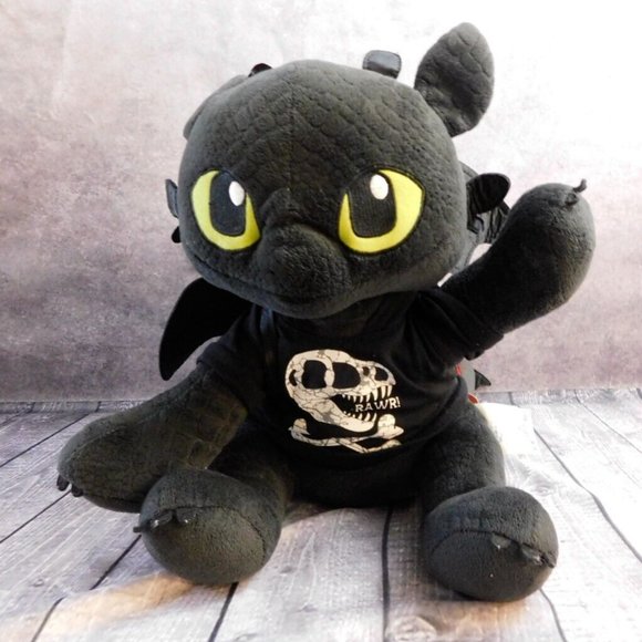 How to train your dragon Toothless Build a bear plush stuffed animal - Picture 1 of 4